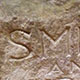 Hand carved tribute on granite boulder Hand carved tribute on granite boulder